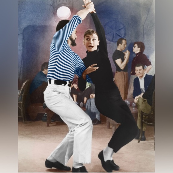 Vintage 60s Amen Wardy Audrey Hepburn Pleated Mod chanel style Black Pant - Picture 3 of 13